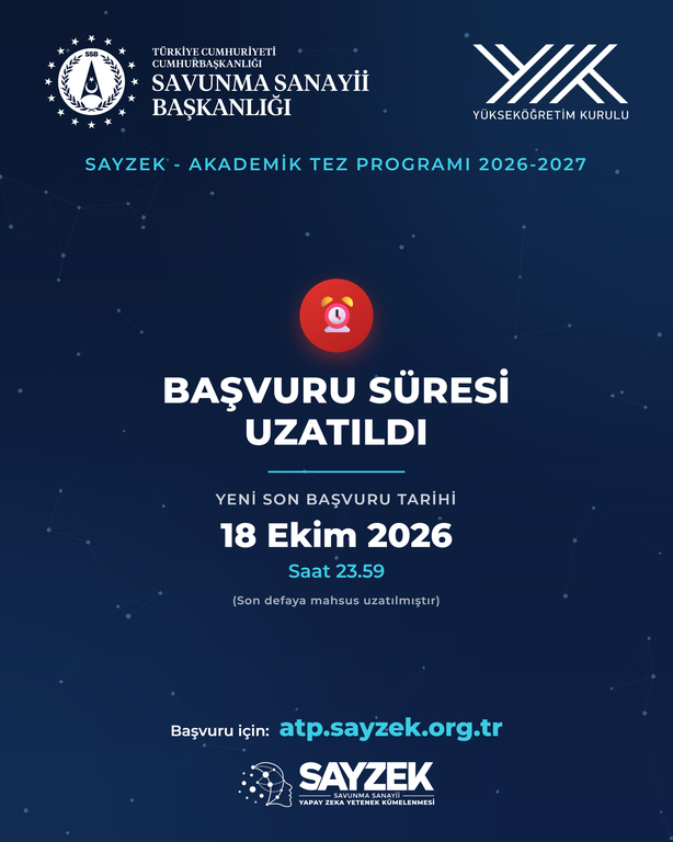 SAYZEK-ATP 2026-2027 BAŞVURU SÜRESİ SON DEFA UZATILDI! 🚨